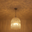 Load image into Gallery viewer, LightFixturesUSA - French Antique Brass Crystal Cage Chandelier - Chandelier - M/Nickel -