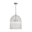 Load image into Gallery viewer, LightFixturesUSA - French Antique Brass Crystal Cage Chandelier - Chandelier - M/Nickel -