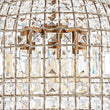 Load image into Gallery viewer, LightFixturesUSA-French Antique Brass Crystal Cage Chandelier-Chandelier-S/1-Lt-