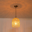 Load image into Gallery viewer, LightFixturesUSA-French Antique Brass Crystal Cage Chandelier-Chandelier-S/1-Lt-