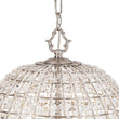 Load image into Gallery viewer, LightFixturesUSA - French Antique Brass Crystal Cage Chandelier - Chandelier - S/Nickel -