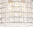 Load image into Gallery viewer, LightFixturesUSA - French Antique Brass Crystal Cage Chandelier - Chandelier - S/Nickel -