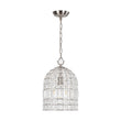 Load image into Gallery viewer, LightFixturesUSA - French Antique Brass Crystal Cage Chandelier - Chandelier - S/Nickel -