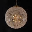 Load image into Gallery viewer, LightFixturesUSA - French Antique Brass Crystal Globe Chandelier - Chandelier - XL / 8 - Lt (Customized & Non - returnable) -