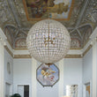 Load image into Gallery viewer, LightFixturesUSA - French Antique Brass Crystal Globe Chandelier - Chandelier - XL / 8 - Lt (Customized & Non - returnable) -