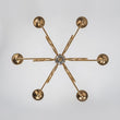 Load image into Gallery viewer, LightFixturesUSA - French Classic Brass Scrolling Candle Style Chandelier - Chandelier - 28.7 in. -