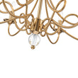 Load image into Gallery viewer, LightFixturesUSA - French Classic Brass Scrolling Candle Style Chandelier - Chandelier - 28.7 in. -