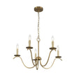 Load image into Gallery viewer, LightFixturesUSA - French Farmhouse 5 - Light Brass Candle Style Chandelier - Chandelier - Brass -
