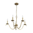 Load image into Gallery viewer, LightFixturesUSA - French Farmhouse 5 - Light Brass Candle Style Chandelier - Chandelier - Brass -