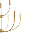Load image into Gallery viewer, LightFixturesUSA - French Farmhouse Brass 2 - Tiered Candle Style Chandelier - Chandelier - Brass -