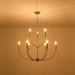 Load image into Gallery viewer, LightFixturesUSA - French Farmhouse Brass 2 - Tiered Candle Style Chandelier - Chandelier - Brass -