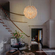 Load image into Gallery viewer, LightFixturesUSA-French Gold Leaf Blossom Crystal Floral Orb Chandelier-Chandelier-20in./6-Lt (Pre-Order & 4-5 Weeks Arrive)-