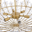 Load image into Gallery viewer, LightFixturesUSA - French Luxe Brass Bloom Crystal Floral Basket Chandelier - Chandelier - Gold -