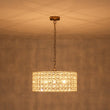Load image into Gallery viewer, LightFixturesUSA - French Luxury Brass Crystal Drum Cage Chandelier - Chandelier - Brass -