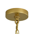 Load image into Gallery viewer, LightFixturesUSA - French Luxury Gold 2 - Tier Metal Drum Cage Chandelier - Chandelier - Brass -