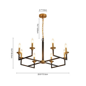 LightFixturesUSA - French Modern 8 - Light Candle Chandelier - Chandelier - 8 - Lt -