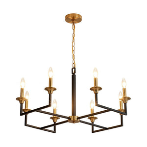 LightFixturesUSA - French Modern 8 - Light Candle Chandelier - Chandelier - 8 - Lt -