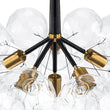 Load image into Gallery viewer, LightFixturesUSA - Funky Cluster Clear Faceted Glass Orb Bubble Chandelier - Chandelier - White -