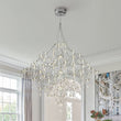 Load image into Gallery viewer, LightFixturesUSA - Galaxy Glam Luxury LED Starlight Crystal Chandelier - Chandelier - Chrome -
