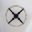 Load image into Gallery viewer, LightFixturesUSA - Glam 4 - Light Faceted Crystal Round Cage Pendant - Chandelier - Black -
