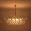Load image into Gallery viewer, LightFixturesUSA - Glam 8 - Light Tiered Clear Glass Bubble Island Chandelier - Chandelier - Brass (Exclusive Offer) -