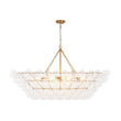 Load image into Gallery viewer, LightFixturesUSA - Glam 8 - Light Tiered Clear Glass Bubble Island Chandelier - Chandelier - Brass (Exclusive Offer) -