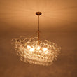 Load image into Gallery viewer, LightFixturesUSA - Glam 8 - Light Tiered Clear Glass Bubble Island Chandelier - Chandelier - Brass (Exclusive Offer) -