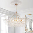 Load image into Gallery viewer, LightFixturesUSA - Glam 8 - Light Tiered Clear Glass Bubble Island Chandelier - Chandelier - Brass (Exclusive Offer) -