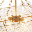 Load image into Gallery viewer, LightFixturesUSA - Glam 8 - Light Tiered Clear Glass Bubble Island Chandelier - Chandelier - Brass (Exclusive Offer) -