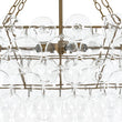 Load image into Gallery viewer, LightFixturesUSA - Glam 8 - Light Tiered Clear Glass Bubble Island Chandelier - Chandelier - Brass (Exclusive Offer) -