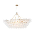 Load image into Gallery viewer, LightFixturesUSA - Glam 8 - Light Tiered Clear Glass Bubble Island Chandelier - Chandelier - Brass (Exclusive Offer) -