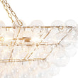 Load image into Gallery viewer, LightFixturesUSA - Glam 8 - Light Tiered Clear Glass Bubble Island Chandelier - Chandelier - Brass (Exclusive Offer) -
