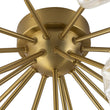 Load image into Gallery viewer, LightFixturesUSA - Glam Brass 9 - Light Frozen Ice Style Sputnik Ceiling Light - Chandelier - Brass - 9 - Lt