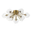 Load image into Gallery viewer, LightFixturesUSA - Glam Brass 9 - Light Frozen Ice Style Sputnik Ceiling Light - Chandelier - Brass - 9 - Lt