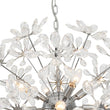Load image into Gallery viewer, LightFixturesUSA - Glam Chrome Bloom Dandelion Crystal Sputnik Chandelier - Chandelier - Chrome -
