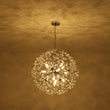 Load image into Gallery viewer, LightFixturesUSA - Glam Chrome Bloom Dandelion Crystal Sputnik Chandelier - Chandelier - Chrome -