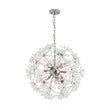 Load image into Gallery viewer, LightFixturesUSA - Glam Chrome Bloom Dandelion Crystal Sputnik Chandelier - Chandelier - Chrome -