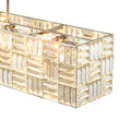 Load image into Gallery viewer, LightFixturesUSA - Glam Chrome Dazzle Crystal Rectangle Cage Island Chandelier - Chandelier - Chrome -