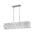 Load image into Gallery viewer, LightFixturesUSA - Glam Chrome Dazzle Crystal Rectangle Cage Island Chandelier - Chandelier - Chrome -