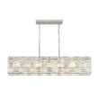 Load image into Gallery viewer, LightFixturesUSA - Glam Chrome Dazzle Crystal Rectangle Cage Island Chandelier - Chandelier - Chrome -