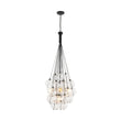 Load image into Gallery viewer, LightFixturesUSA - Glam Cluster Textured Water Glass Globe Bubble Chandelier - Chandelier - Black (Exclusive Offer) -