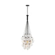 Load image into Gallery viewer, LightFixturesUSA - Glam Cluster Textured Water Glass Globe Bubble Chandelier - Chandelier - Black (Exclusive Offer) -