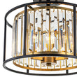 Load image into Gallery viewer, LightFixturesUSA - Glam Crystal Drum Round Semi Flush Ceiling Light - Ceiling Light - 14 in -