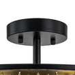 Load image into Gallery viewer, LightFixturesUSA - Glam Crystal Drum Round Semi Flush Ceiling Light - Ceiling Light - 14 in -