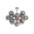 Load image into Gallery viewer, LightFixturesUSA - Glam Dark Pearl Sputnik Smoked Glass Bubble Chandelier Light Fixture - Chandelier - Nickel -