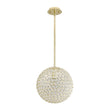 Load image into Gallery viewer, LightFixturesUSA - Glam Jewel Polished Gold Crystal Globe Chandelier - Chandelier - Gold (Pre - Order) -