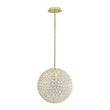 Load image into Gallery viewer, LightFixturesUSA - Glam Jewel Polished Gold Crystal Globe Chandelier - Chandelier - Gold (Pre - Order) -