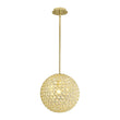 Load image into Gallery viewer, LightFixturesUSA - Glam Jewel Polished Gold Crystal Globe Chandelier - Chandelier - Gold (Pre - Order) -