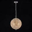 Load image into Gallery viewer, LightFixturesUSA - Glam Shabby Chic Crystal Globe Chandelier Distressed Silver - Chandelier - 4 - Lt -