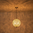 Load image into Gallery viewer, LightFixturesUSA - Glam Shabby Chic Crystal Globe Chandelier Distressed Silver - Chandelier - 4 - Lt -